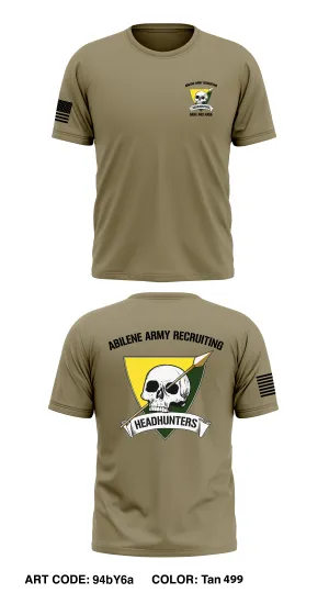 CUSTOM - Abilene Army Recruiting Core Men's SS Performance Tee - 94bY6a