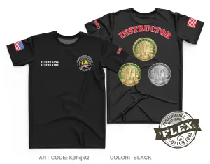 CUSTOM JCCoE, 266th QM BN, 23rd QM BDE Core Men's SS Flex Performance Tee - K3hqxQ