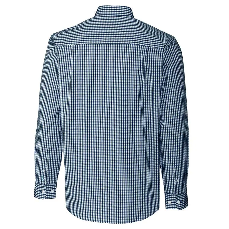 Cutter & Buck Gingham Long Sleeve Dress Shirt