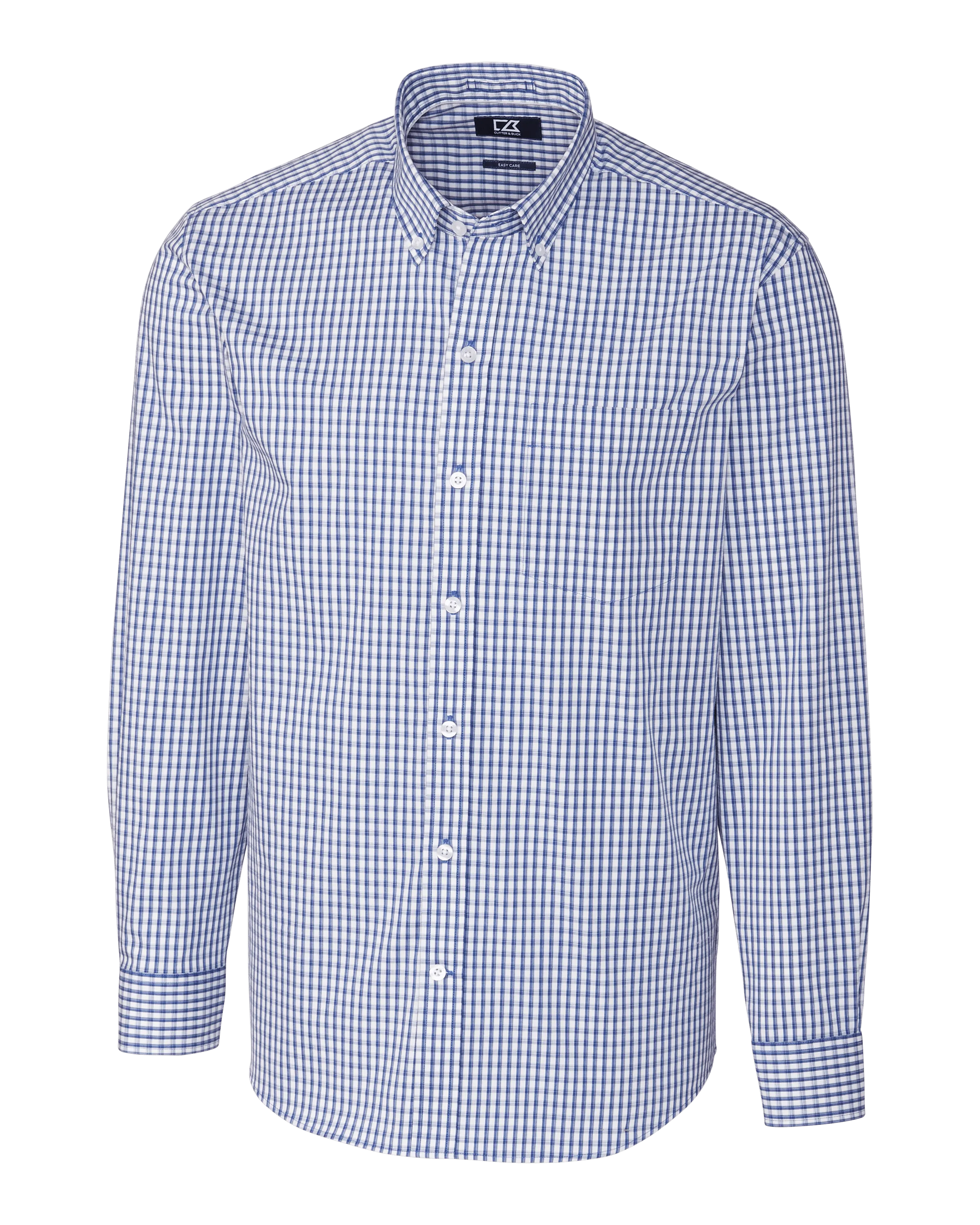 Cutter & Buck - Men's L/S Stretch Gingham