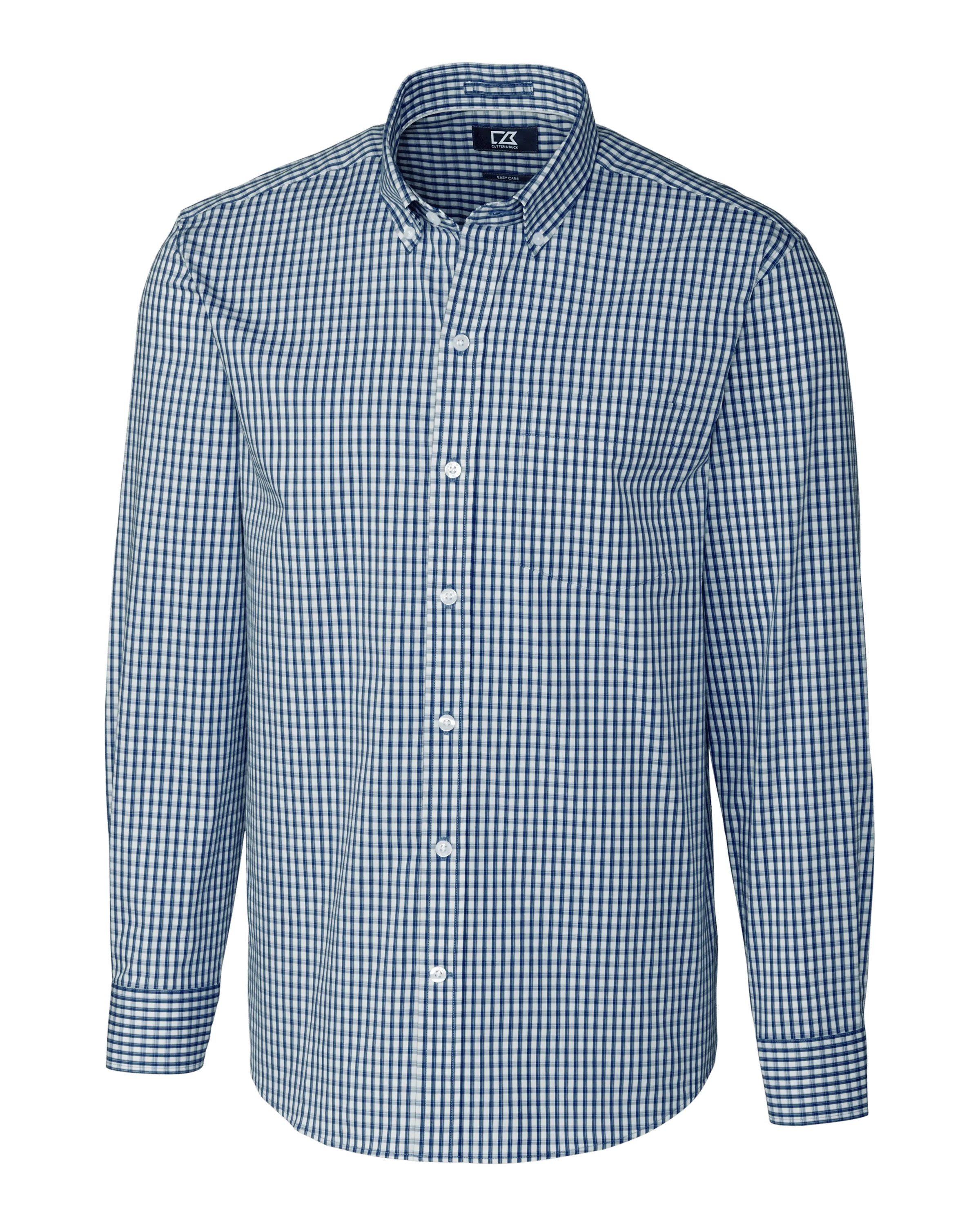 Cutter & Buck - Men's L/S Stretch Gingham