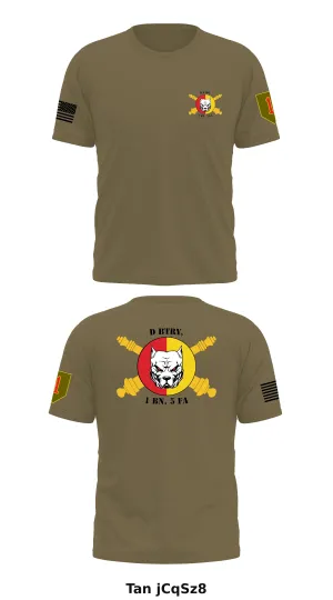D BTRY, 1 BN, 5 FA Store 1 Core Men's SS Performance Tee - jCqSz8