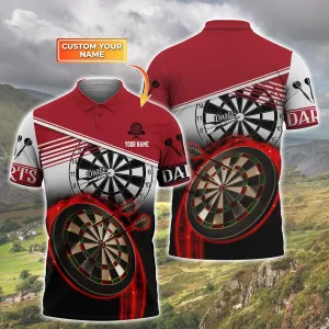 Darts - Personalized Name 3D Polo Shirt - QB95 212