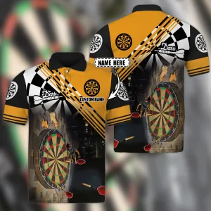 Darts - Personalized Name 3D Polo Shirt - Urt96