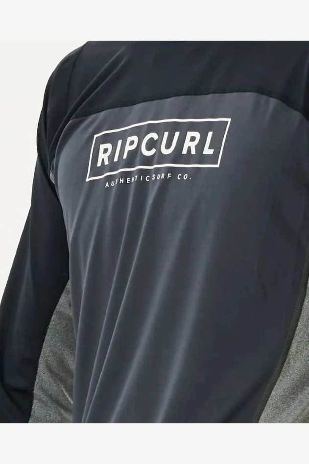 DRIVE RELAXED L/S UV TEE - BLACK