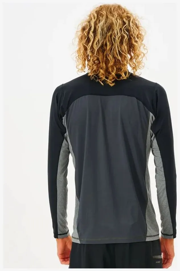 DRIVE RELAXED L/S UV TEE - BLACK