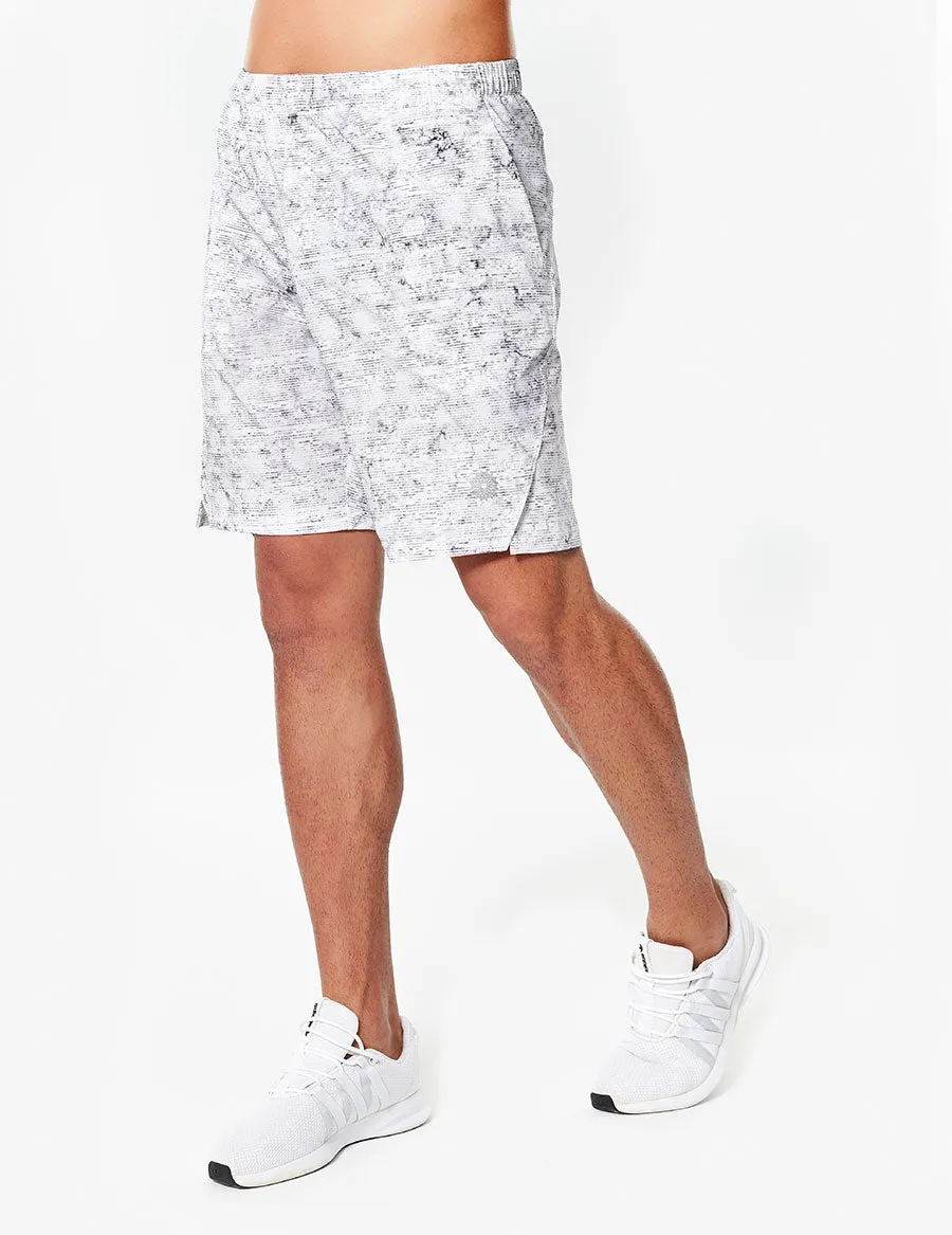 easyoga LESPIRO Men's Sports Shorts - FB4 Morse White