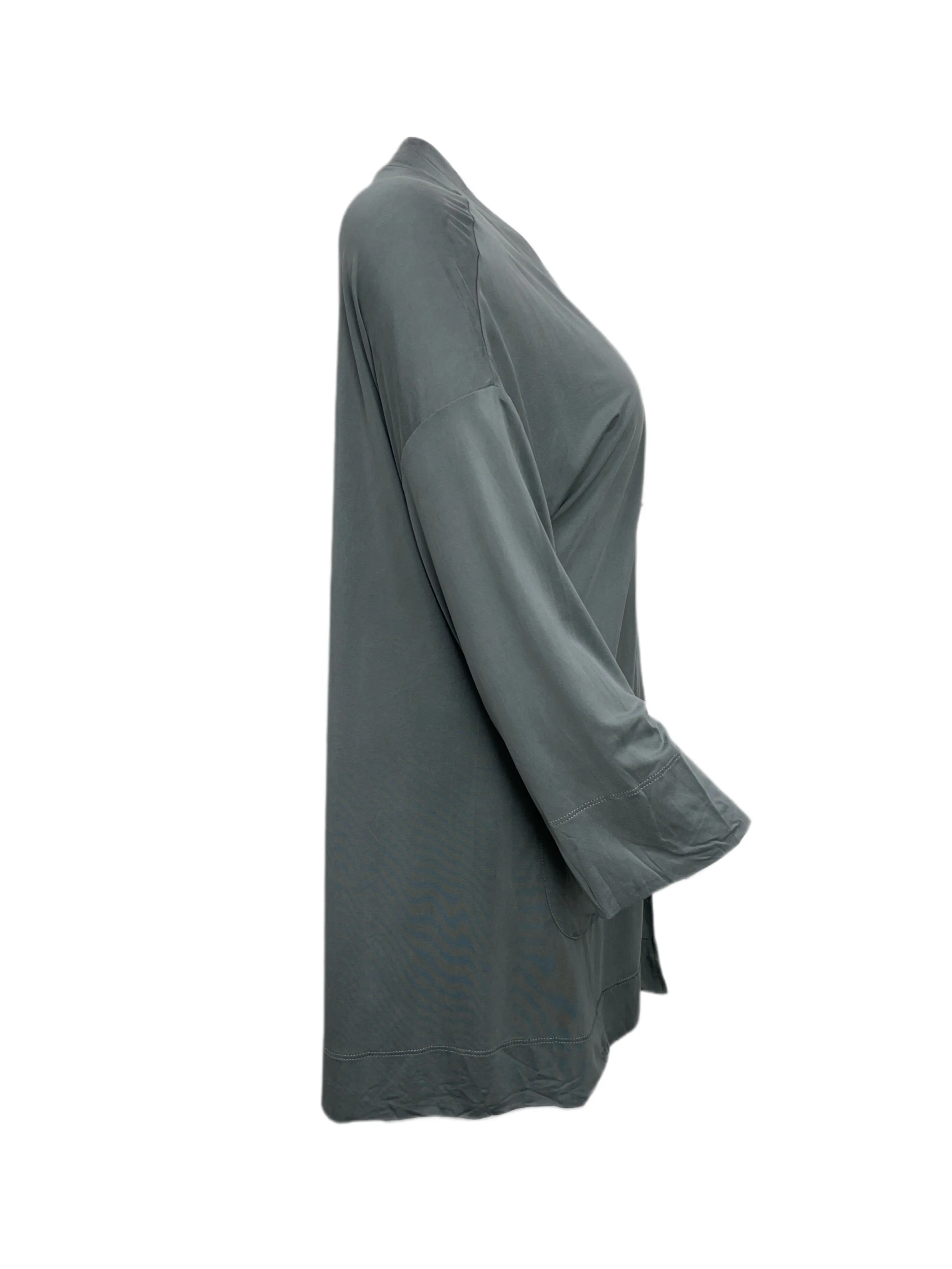 ECRU Women's Fennel Suede Cupro Lightweight Cardigan #3202 S NWT