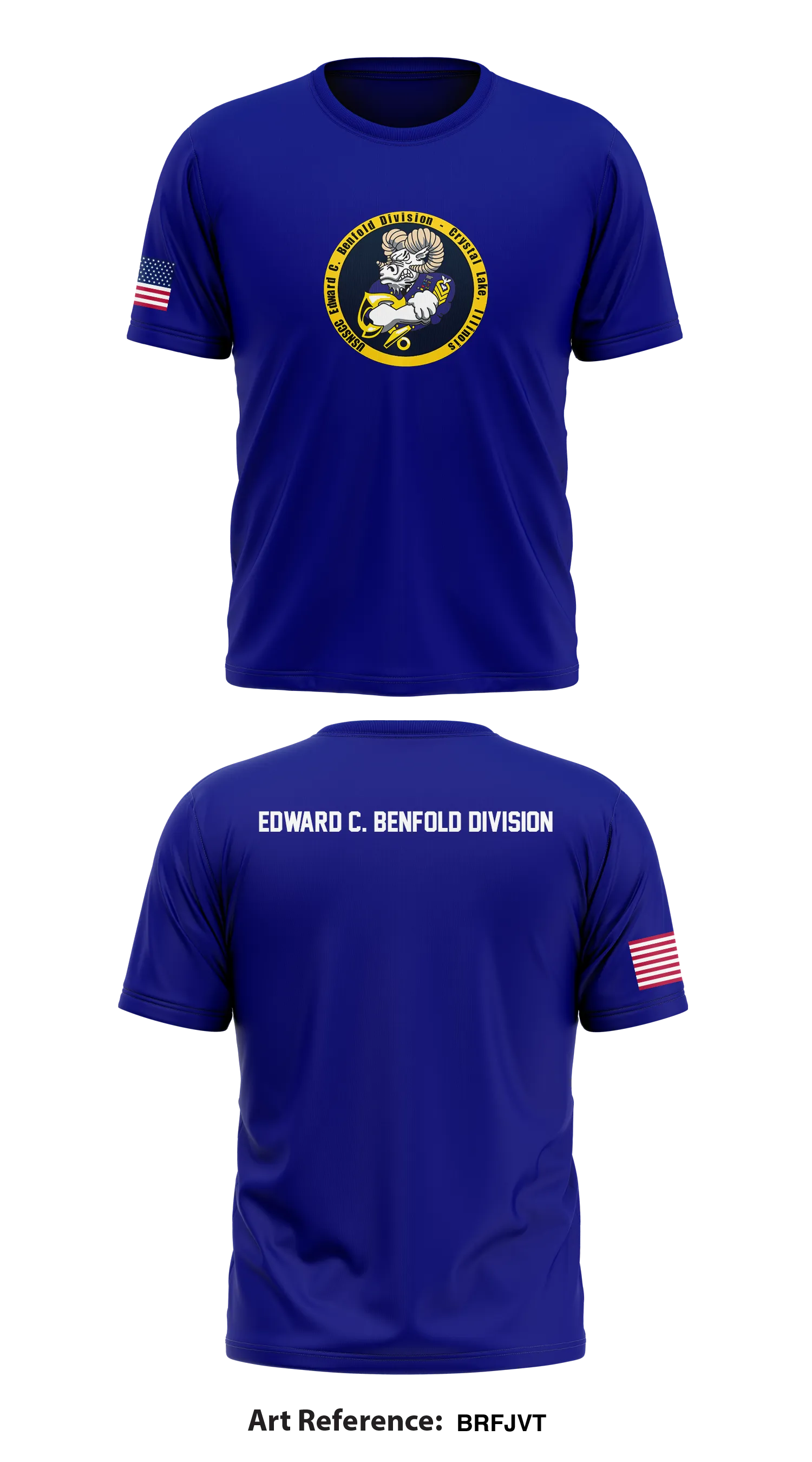 Edward C. Benfold Division Store 1 Core Men's SS Performance Tee - BrfjvT
