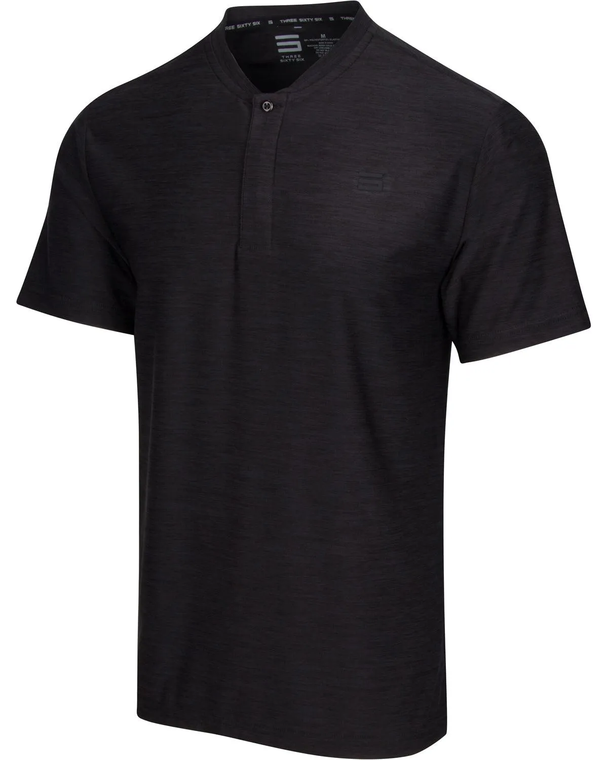 Extreme Deal -Men's Heathered Collarless Golf Polos Additional Colors