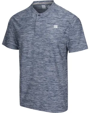 Extreme Deal -Men's Heathered Collarless Golf Polos Additional Colors