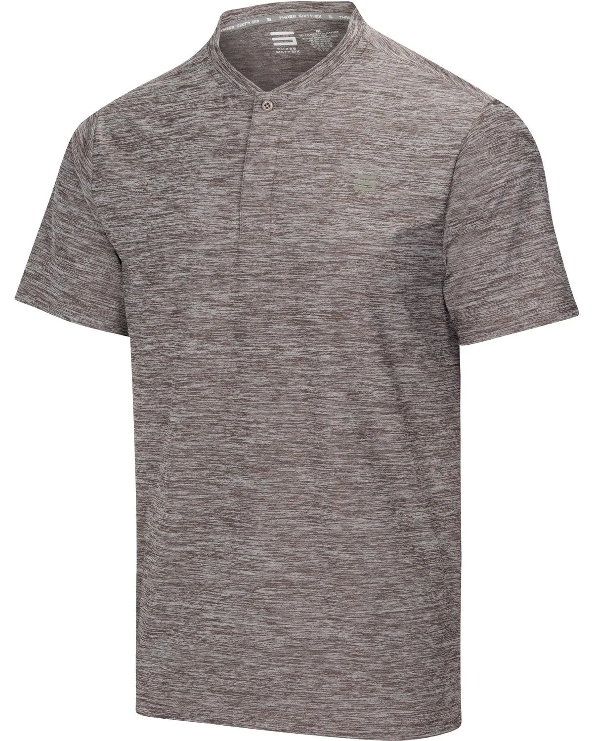 Extreme Deal -Men's Heathered Collarless Golf Polos Additional Colors