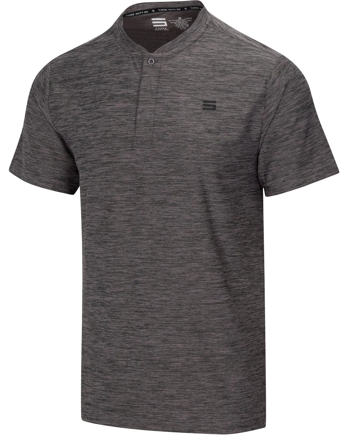 Extreme Deal -Men's Heathered Collarless Golf Polos Additional Colors