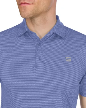 Extreme Deal - Men’s Thin-Striped Golf Polo Shirt Additional colors
