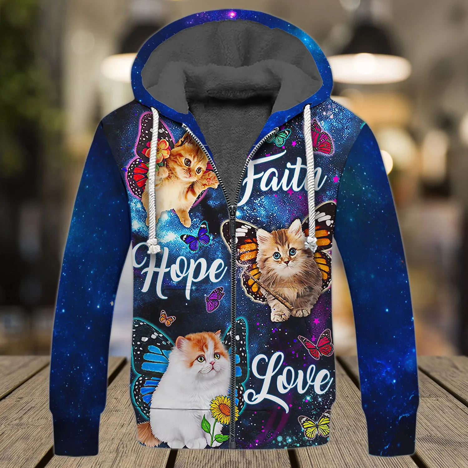 Faith Hope Love Cat 3D Full Print Shirts Cats Shirts