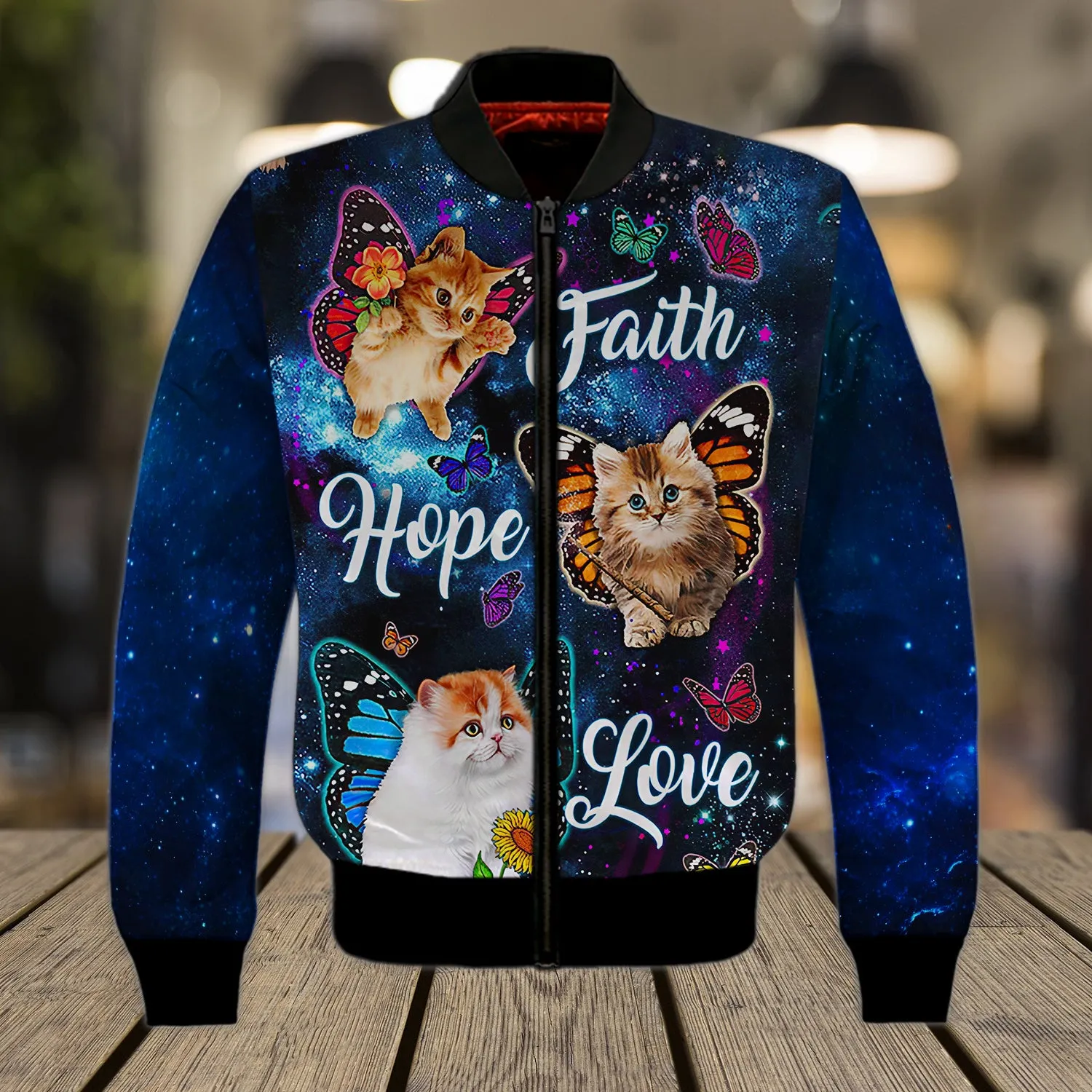 Faith Hope Love Cat 3D Full Print Shirts Cats Shirts