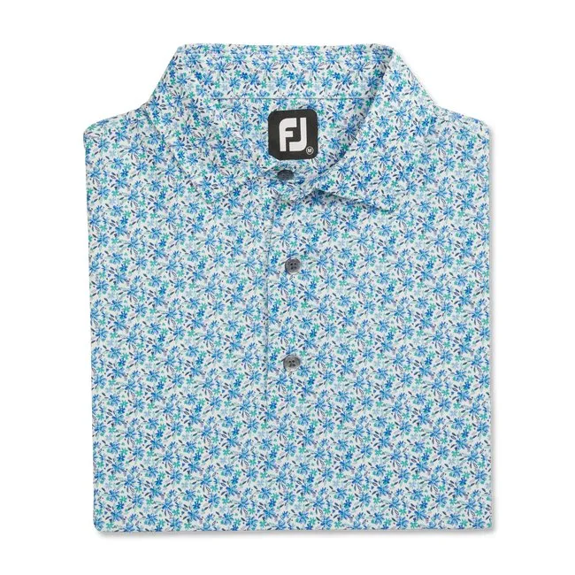 Footjoy Men's Floral Lisle Polo