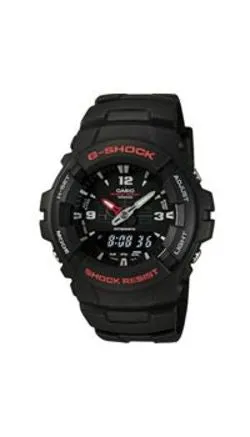 G-Shock G100-1BV Men's Black Resin Sport Watch