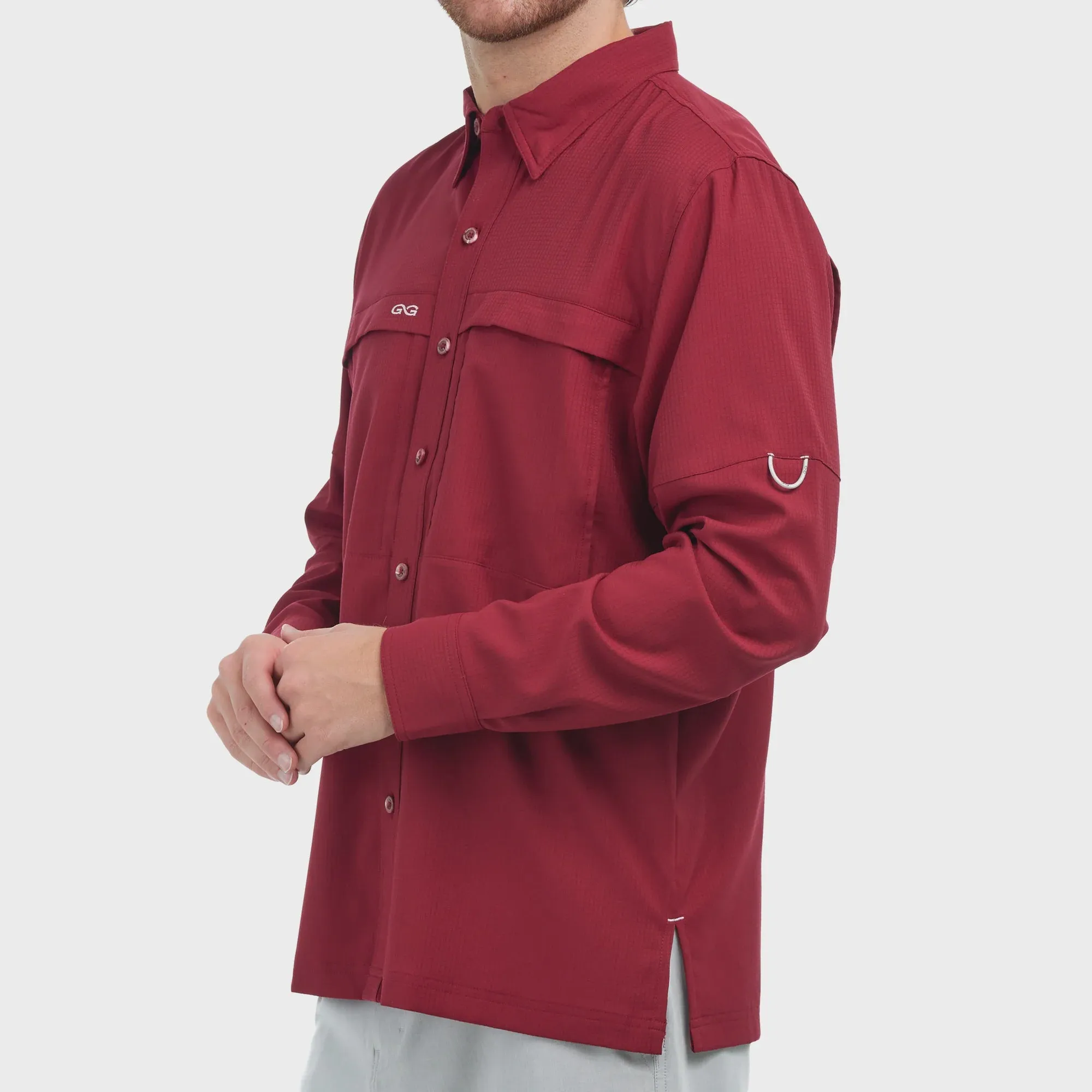 Gameguard Oxblood Scout LS Shirt