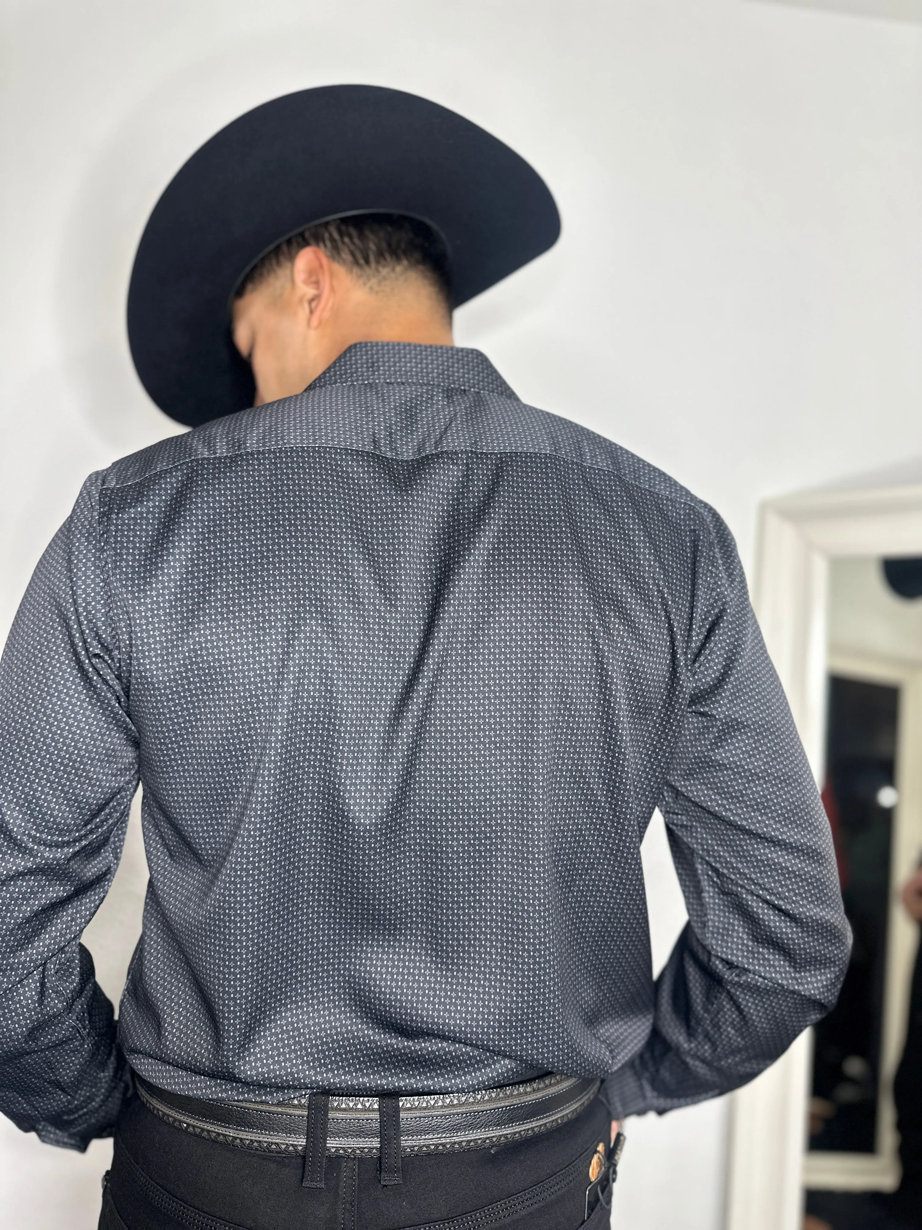 Giovanni Black Moderno Casual Shirt