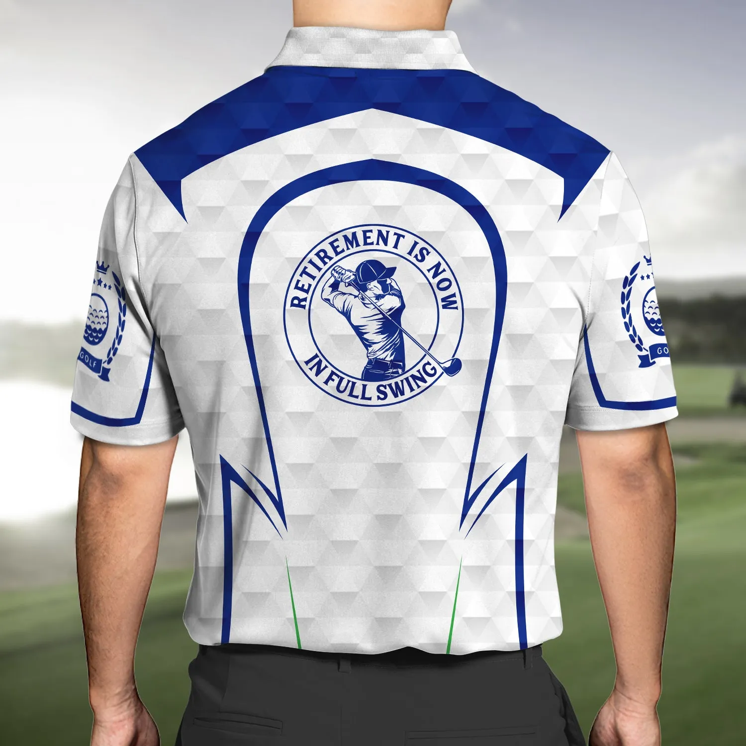 Golf - Personalized Name 3D Polo Shirt 09 - CV98