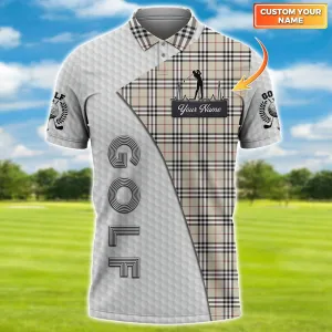 Golf - Personalized Name 3D Polo Shirt -NBTT-1199