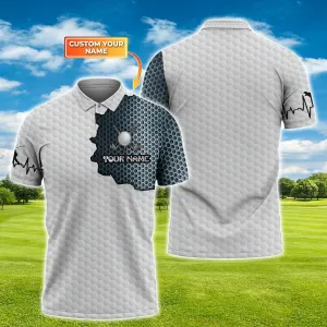Golf - Personalized Name 3D Polo Shirt -TT99-1383