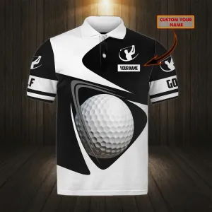 GOLFER - Personalized Name 3D Polo Shirt 009 - TD96