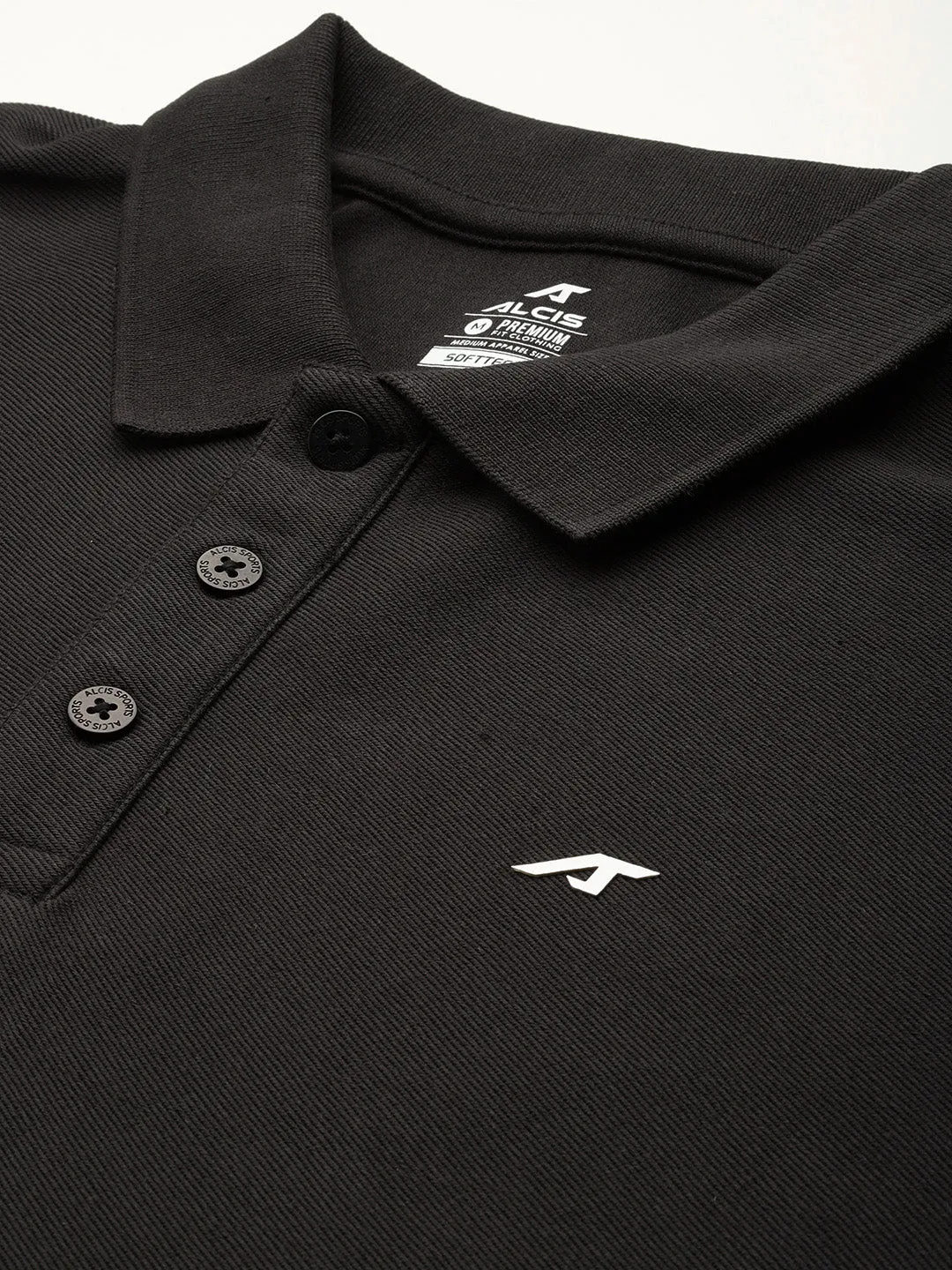 Graphical Panel Polo T-Shirt
