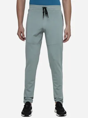 Green Solid Slim Fit Track Pant | JadeBlue
