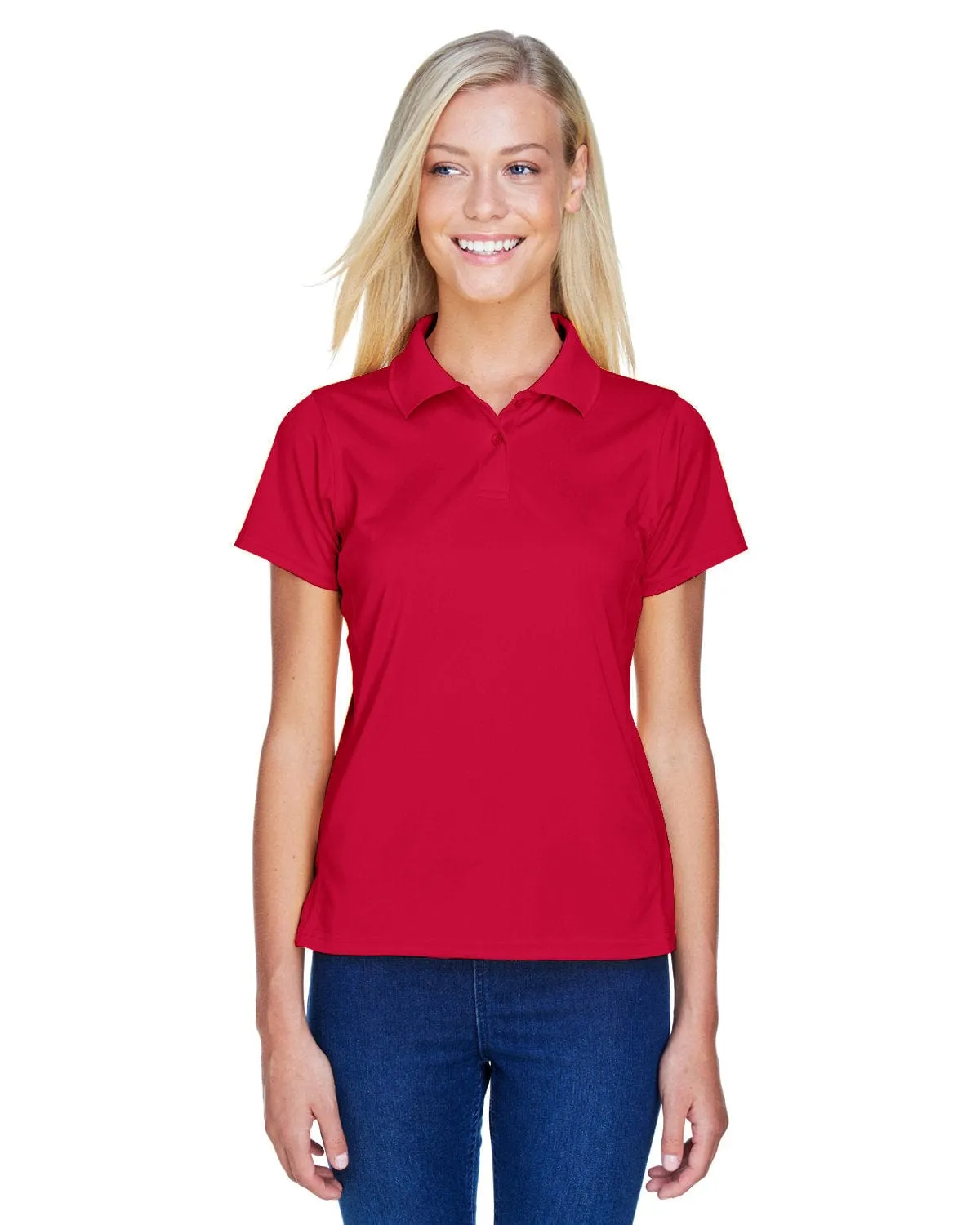 Harriton Ladies Polytech Polo Shirt
