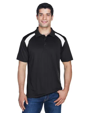 Harriton Polytech Colorblock Polo Shirt