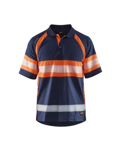 High Visibility Wicking Polo Shirt by Blaklader 3338- Class 1 Certified