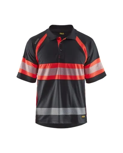 High Visibility Wicking Polo Shirt by Blaklader 3338- Class 1 Certified
