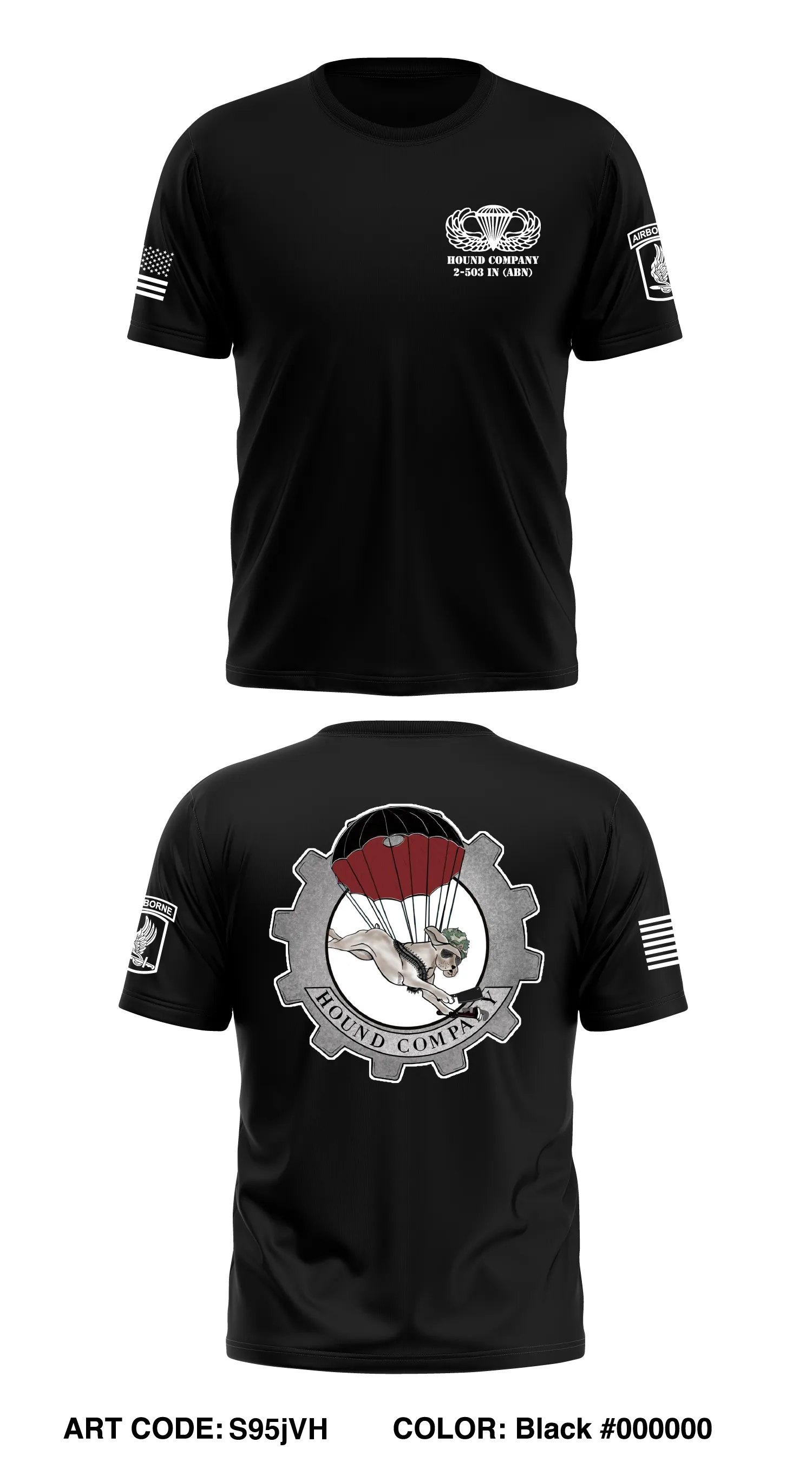Hound Company 2-503 Core Men's SS Performance Tee - S95jVH