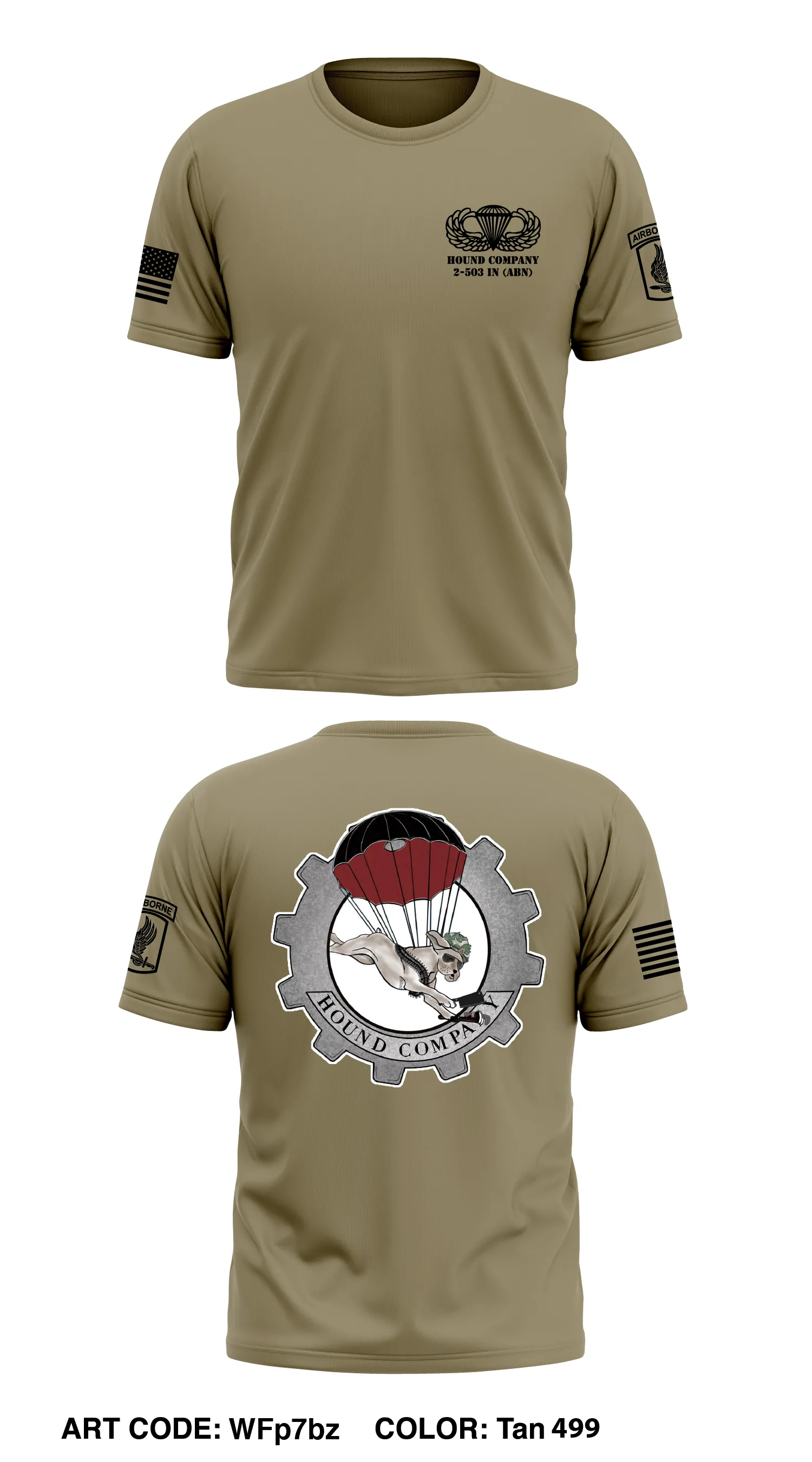 Hound Company 2-503 Core Men's SS Performance Tee - WFp7bz