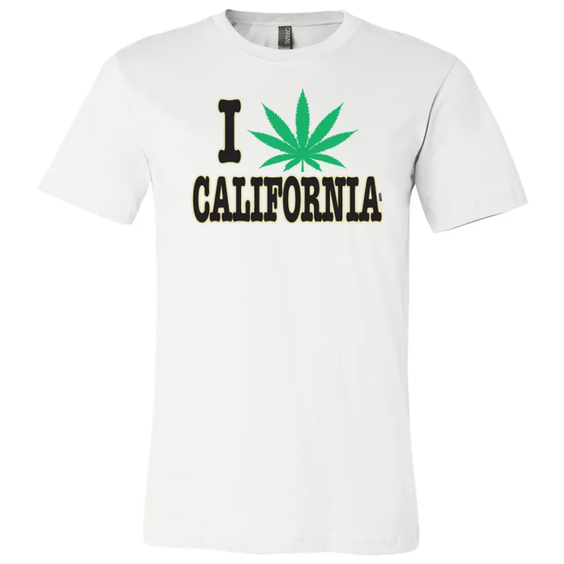 I Love Pot California Asst Colors Mens Lightweight Fitted T-Shirt/tee