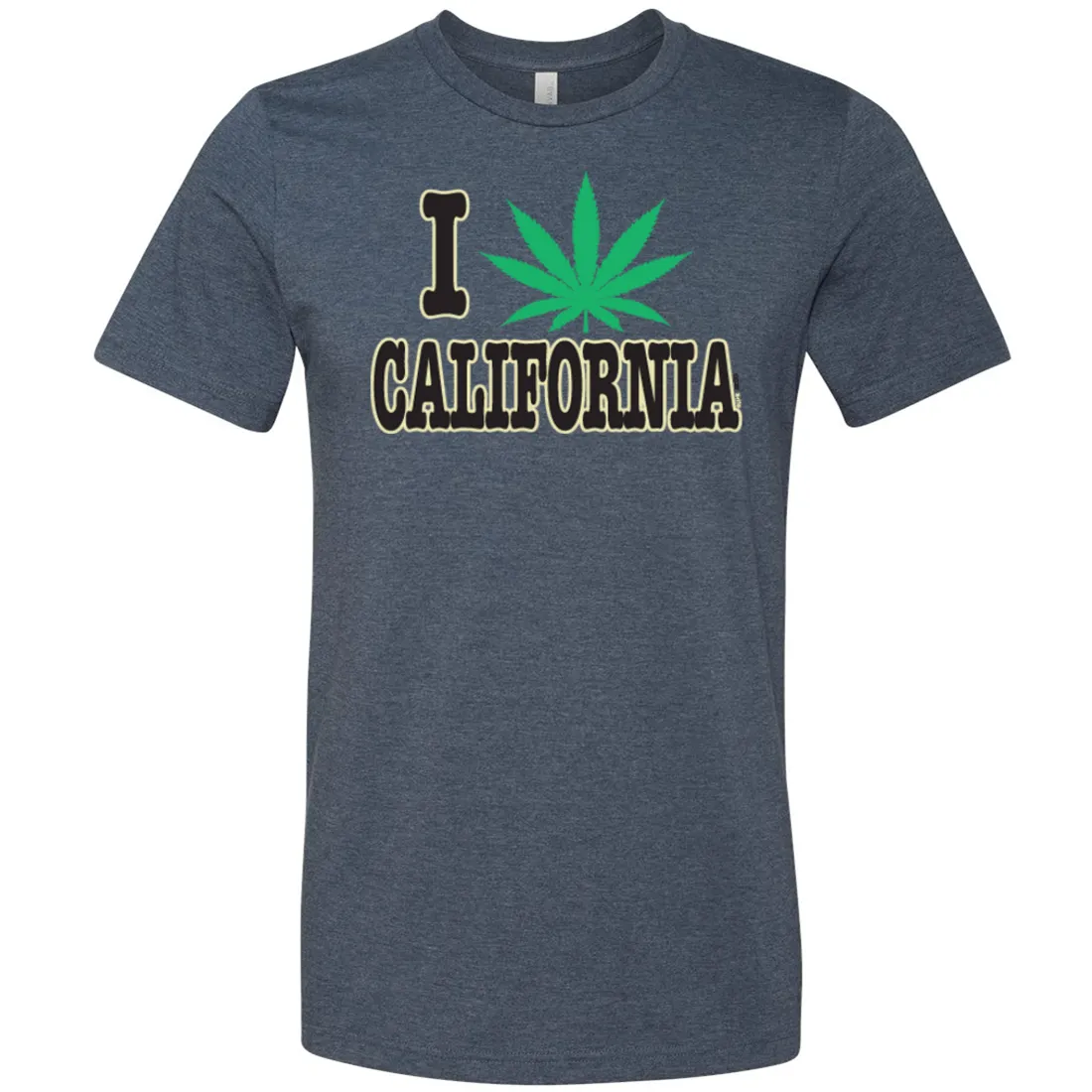 I Love Pot California Asst Colors Mens Lightweight Fitted T-Shirt/tee
