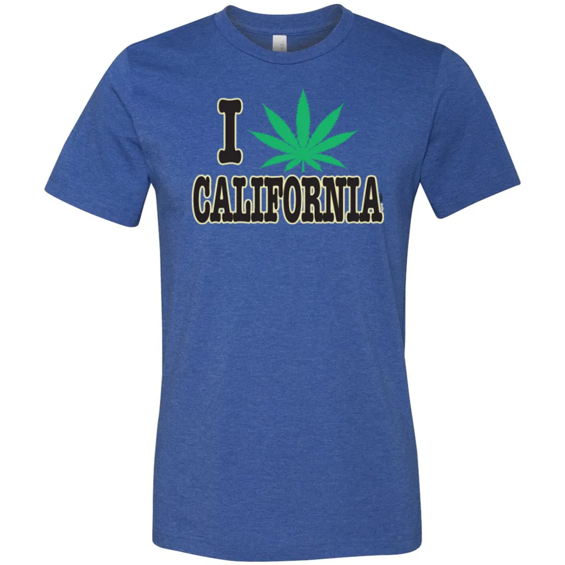 I Love Pot California Asst Colors Mens Lightweight Fitted T-Shirt/tee