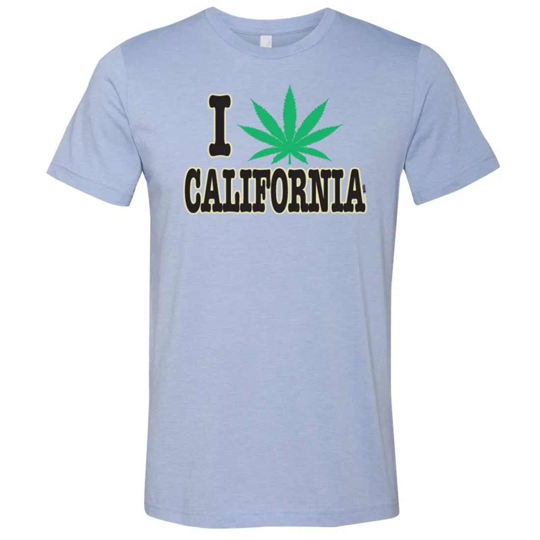 I Love Pot California Asst Colors Mens Lightweight Fitted T-Shirt/tee