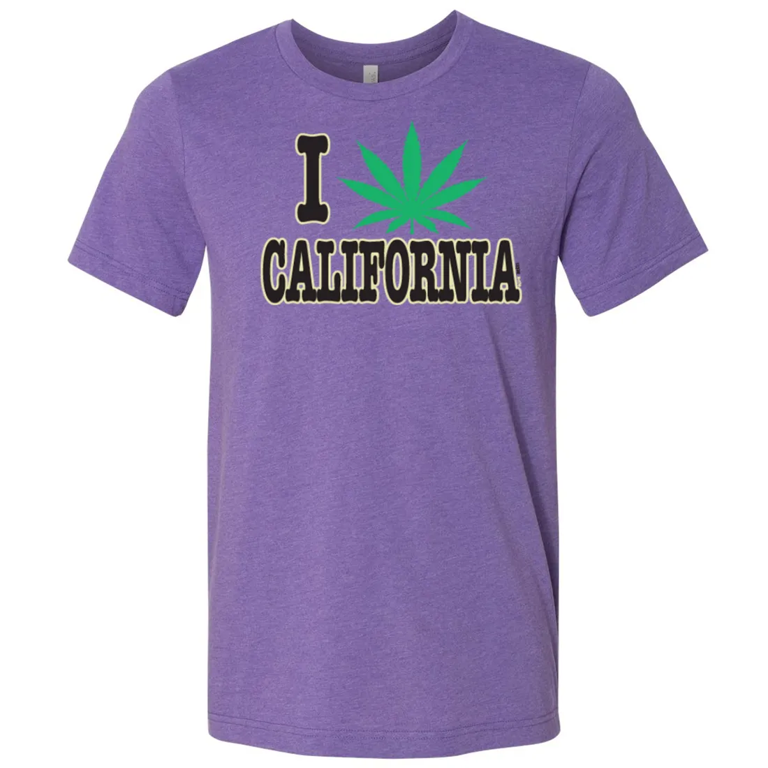 I Love Pot California Asst Colors Mens Lightweight Fitted T-Shirt/tee