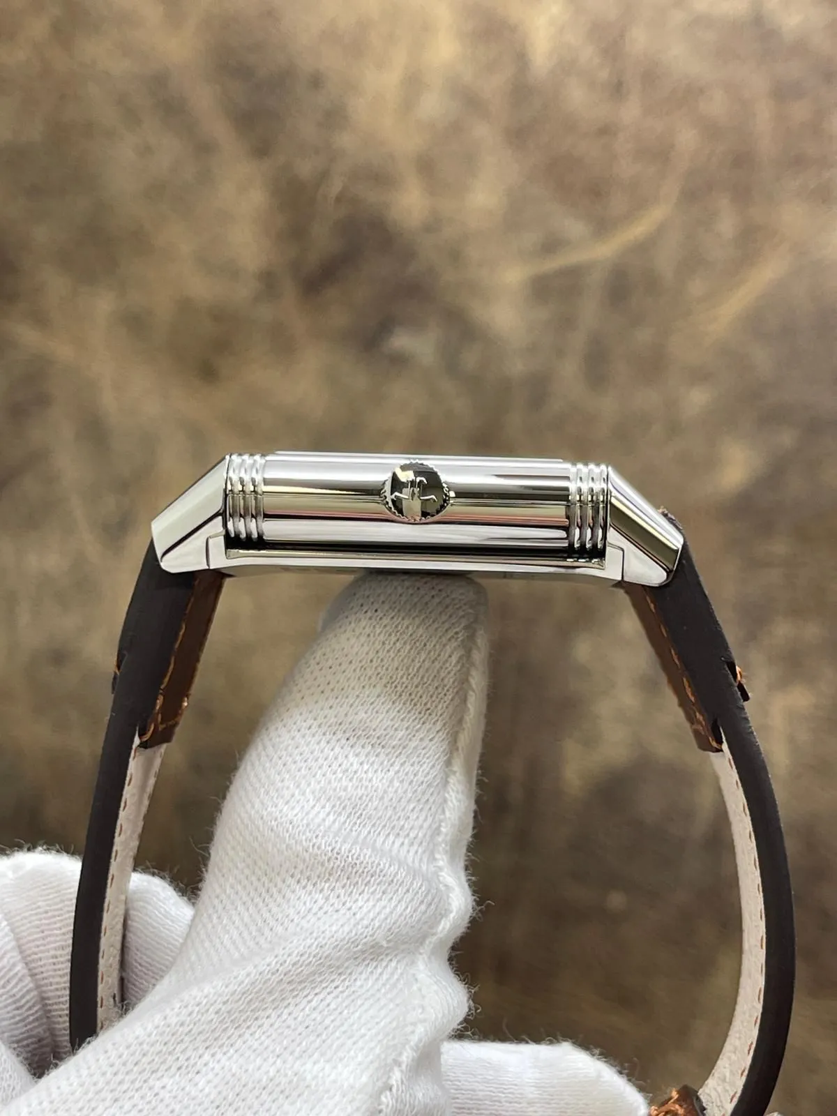 Jaeger-Lecoultre Reverso Classic Medium Duoface Q2458422 Silvered Grey (Black Reverso) Dial Manual Wind Men's Watch
