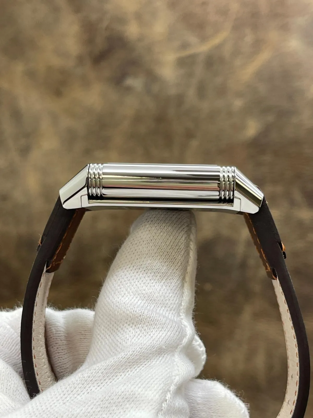 Jaeger-Lecoultre Reverso Classic Medium Duoface Q2458422 Silvered Grey (Black Reverso) Dial Manual Wind Men's Watch