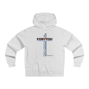 Jesus Died For You Men's Lightweight Pullover Hooded Sweatshirt