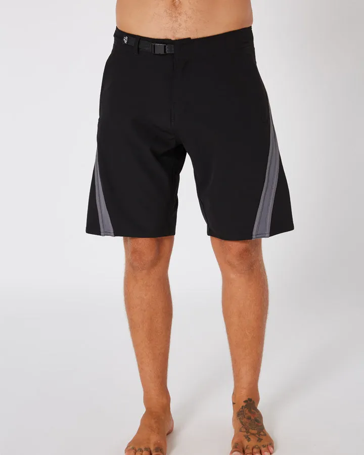 Jetpilot Profiler Mens Boardshorts - Black/Charcoal