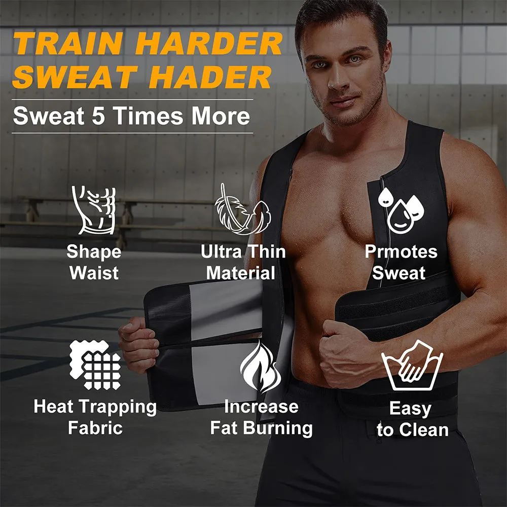 Junlan Lightweight Workout Heat-cycle Vest with Double Belts