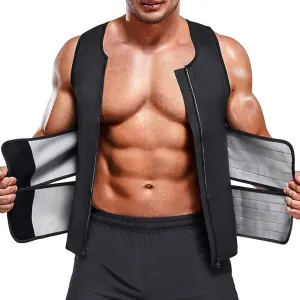 Junlan Lightweight Workout Heat-cycle Vest with Double Belts
