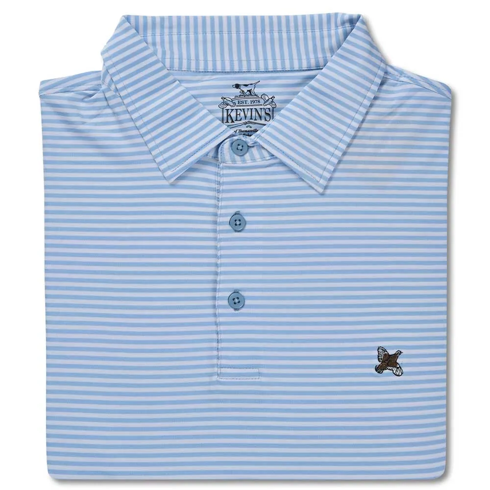 Kevin's Stretch Performance Striped Polo