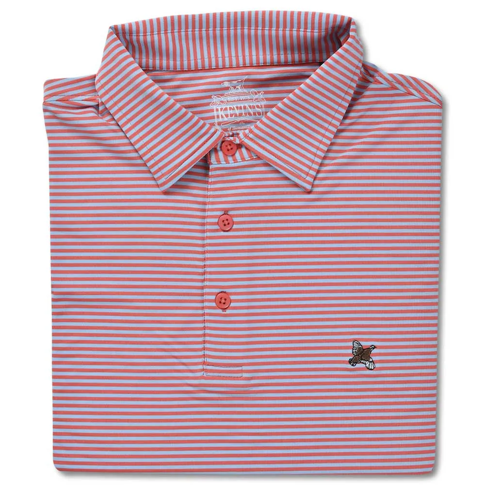 Kevin's Stretch Performance Striped Polo