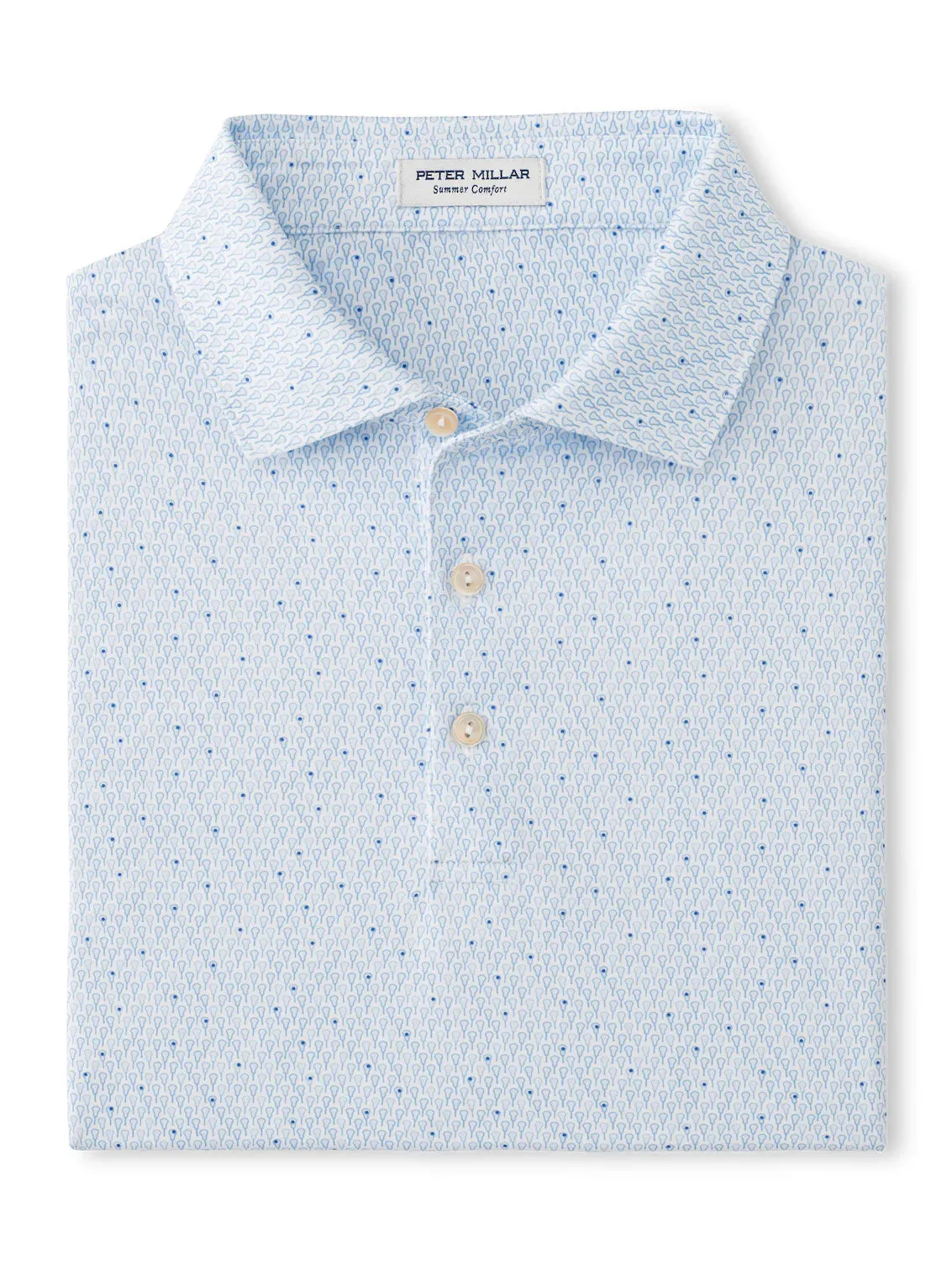 Lacrosse Performance Jersey Polo (White)